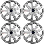 Auto si Moto - Anvelope si jante - Accesorii roti - Capace roti - Set 4 Capace Roti Evo Gri R16, Pentru Volvo - Infinity.ro