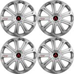 Auto si Moto - Anvelope si jante - Accesorii roti - Capace roti - Set 4 Capace Roti Evo Gri R15, Pentru Mitsubishi - Infinity.ro