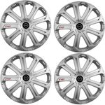 Auto si Moto - Anvelope si jante - Accesorii roti - Capace roti - Set 4 Capace Roti Evo Gri R16, Pentru Nissan Nou - Infinity.ro