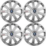 Auto si Moto - Anvelope si jante - Accesorii roti - Capace roti - Set 4 Capace Roti Evo Gri R14, Pentru Volkswagen - Infinity.ro