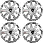 Auto si Moto - Anvelope si jante - Accesorii roti - Capace roti - Set 4 Capace Roti Evo Gri R15, Pentru Hyundai - Infinity.ro