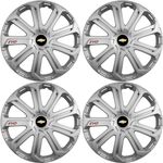 Auto si Moto - Anvelope si jante - Accesorii roti - Capace roti - Set 4 Capace Roti Evo Gri R15, Pentru Chevrolet - Infinity.ro