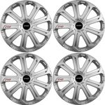 Auto si Moto - Anvelope si jante - Accesorii roti - Capace roti - Set 4 Capace Roti Evo Gri R16, Pentru Smart - Infinity.ro