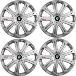 Auto si Moto - Anvelope si jante - Accesorii roti - Capace roti - Set 4 Capace Roti Evo Gri R16, Pentru Skoda - Infinity.ro