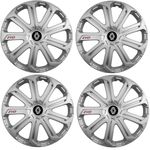 Auto si Moto - Anvelope si jante - Accesorii roti - Capace roti - Set 4 Capace Roti Evo Gri R16, Pentru Renault Nou - Infinity.ro