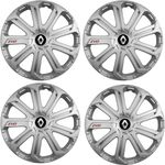 Auto si Moto - Anvelope si jante - Accesorii roti - Capace roti - Set 4 Capace Roti Evo Gri R14, Pentru Renault - Infinity.ro