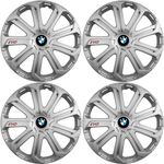 Auto si Moto - Anvelope si jante - Accesorii roti - Capace roti - Set 4 Capace Roti Evo Gri R16, Pentru BMW - Infinity.ro