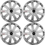 Auto si Moto - Anvelope si jante - Accesorii roti - Capace roti - Set 4 Capace Roti Evo Gri R15, Pentru Audi - Infinity.ro