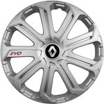 Auto si Moto - Anvelope si jante - Accesorii roti - Capace roti - Set 4 Capace Roti Evo Gri R14, Pentru Renault - Infinity.ro