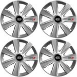 Auto si Moto - Anvelope si jante - Accesorii roti - Capace roti - Set 4 Capace Roti GTX Gri R15, Pentru Kia - Infinity.ro