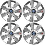 Auto si Moto - Anvelope si jante - Accesorii roti - Capace roti - Set 4 Capace Roti GTX Gri R15, Pentru Volkswagen - Infinity.ro