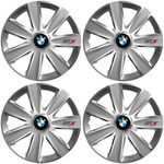 Auto si Moto - Anvelope si jante - Accesorii roti - Capace roti - Set 4 Capace Roti GTX Gri R15, Pentru BMW - Infinity.ro