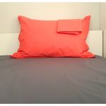 Casa si Gradina - Textile si covoare - Lenjerii de pat - Fete de perna - Set 2 Fete de perna Kotonia Home Hotel, 100% bumbac, Olandina color, dimensiunea 50x70 cm, corai - Infinity.ro