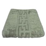 Casa si Gradina - Textile si covoare - Textile baie - Prosoape - Prosop baie Kotonia Home Greek Border Jacquard, bumbac, 500g/mp Verde olive, 50x90 cm - Infinity.ro