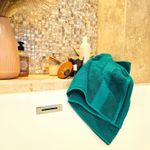 Casa si Gradina - Textile si covoare - Textile baie - Prosoape - Prosop baie Kotonia Home Rise Jacquard Bumbac, 500g/mp, verde, 50x90 cm - Infinity.ro