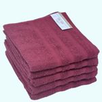 Casa si Gradina - Textile si covoare - Textile baie - Prosoape - Prosop baie Kotonia Home Tess Jacquard Bumbac, 400g/mp, mov pruna, 70x130 cm - Infinity.ro