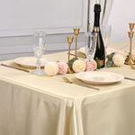 Casa si Gradina - Textile si covoare - Textile bucatarie - Fete de masa - Fata de masa Kotonia Home - 180x300 cm, Damasc Saten DeLux, 100% bumbac, vanilla - Infinity.ro