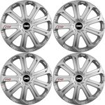 Auto si Moto - Anvelope si jante - Accesorii roti - Capace roti - Set 4 Capace Roti Evo Gri R15, Pentru Dacia Nou - Infinity.ro