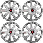 Auto si Moto - Anvelope si jante - Accesorii roti - Capace roti - Set 4 Capace Roti Evo Gri R14, Pentru Suzuki - Infinity.ro