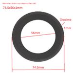 Casa si Gradina - Electrice - Echipamente electrice - Accesorii compresoare - Membrana de schimb pentru Piston cap compresor fara ulei 1500W Black 74.5x56x1mm CH169 - Infinity.ro