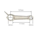 Casa si Gradina - Electrice - Echipamente electrice - Accesorii compresoare - Biela cap compresor de aer aluminiu 20*32*137mm Ch054 - Infinity.ro