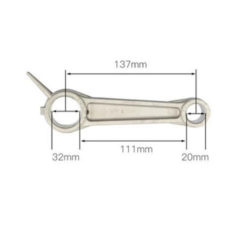 Casa si Gradina - Electrice - Echipamente electrice - Accesorii compresoare - Biela cap compresor de aer aluminiu 20*32*137mm Ch054 - Infinity.ro