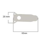 Casa si Gradina - Electrice - Echipamente electrice - Accesorii compresoare - Placa supapa cap compresor 28x65 mm CH010 - Infinity.ro