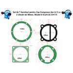 Casa si Gradina - Electrice - Echipamente electrice - Compresoare - Set de 7 Garnituri set pentru cap compresor de aer V 2x90mm Mod.0.6-8 (E) CH173 - Infinity.ro