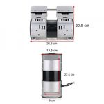 Casa si Gradina - Electrice - Echipamente electrice - Compresoare - Pompa compresor 2 pistoane fara ulei 210L/min cu motor 750W 230V B-AC0069 Barracuda - Infinity.ro