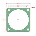 Casa si Gradina - Electrice - Echipamente electrice - Compresoare - Set de 7 Garnituri set pentru cap compresor de aer V 2x90mm Mod.0.6-8 (E) CH173 - Infinity.ro
