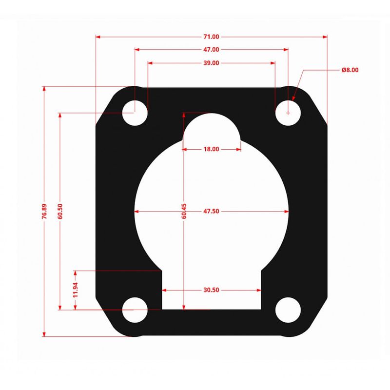 Casa si Gradina - Electrice - Echipamente electrice - Compresoare - Garnituri set pentru cap compresor de aer 47mm CH088 Mod.11(B) - Infinity.ro