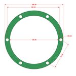 Casa si Gradina - Electrice - Echipamente electrice - Compresoare - Set de 7 Garnituri set pentru cap compresor de aer V 2x90mm Mod.0.6-8 (E) CH173 - Infinity.ro
