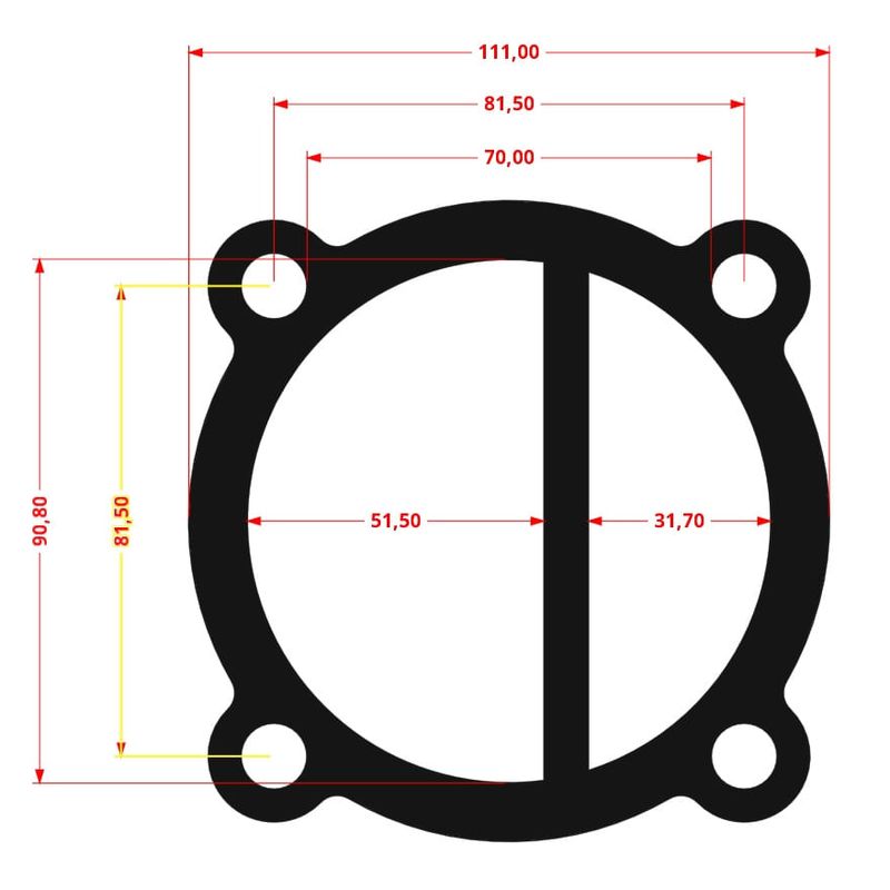 Casa si Gradina - Electrice - Echipamente electrice - Compresoare - Set de 7 Garnituri set pentru cap compresor de aer V 2x90mm Mod.0.6-8 (E) CH173 - Infinity.ro