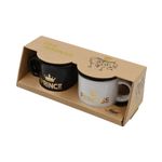 Casa si Gradina - Bucatarie si vesela - Cani si pahare - Cani si cesti - Set 2 Cesti Espresso, Nekupto – “PRINCE & PRINCESS”, 2 x 80 ml - Infinity.ro