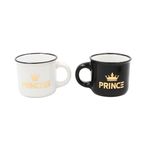 Casa si Gradina - Bucatarie si vesela - Cani si pahare - Cani si cesti - Set 2 Cesti Espresso, Nekupto – “PRINCE & PRINCESS”, 2 x 80 ml - Infinity.ro