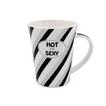 Casa si Gradina - Bucatarie si vesela - Cani si pahare - Cani si cesti - Cana din portelan personalizata cu mesaj "HOT and SEXY" - Infinity.ro