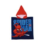 Jucarii, Copii si Bebe - Igiena si ingrijire - Baia bebelusului - Prosoape si halate de baie copii - Prosop de plaja, Poncho, pentru copii, model Spiderman, 55x55 cm, Arditex - Infinity.ro