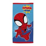 Jucarii, Copii si Bebe - Igiena si ingrijire - Baia bebelusului - Prosoape si halate de baie copii - Prosop de plaja, pentru copii, model Spidey Friends, 70x140 cm, Arditex - Infinity.ro