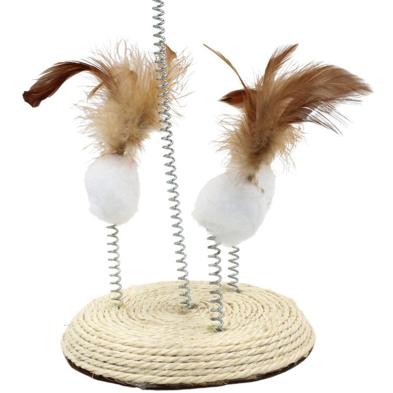 Petshop - Accesorii petshop - Jucarii animale - Jucarii interactive animale - Jucarie cu pene pentru pisici Sisal - Infinity.ro