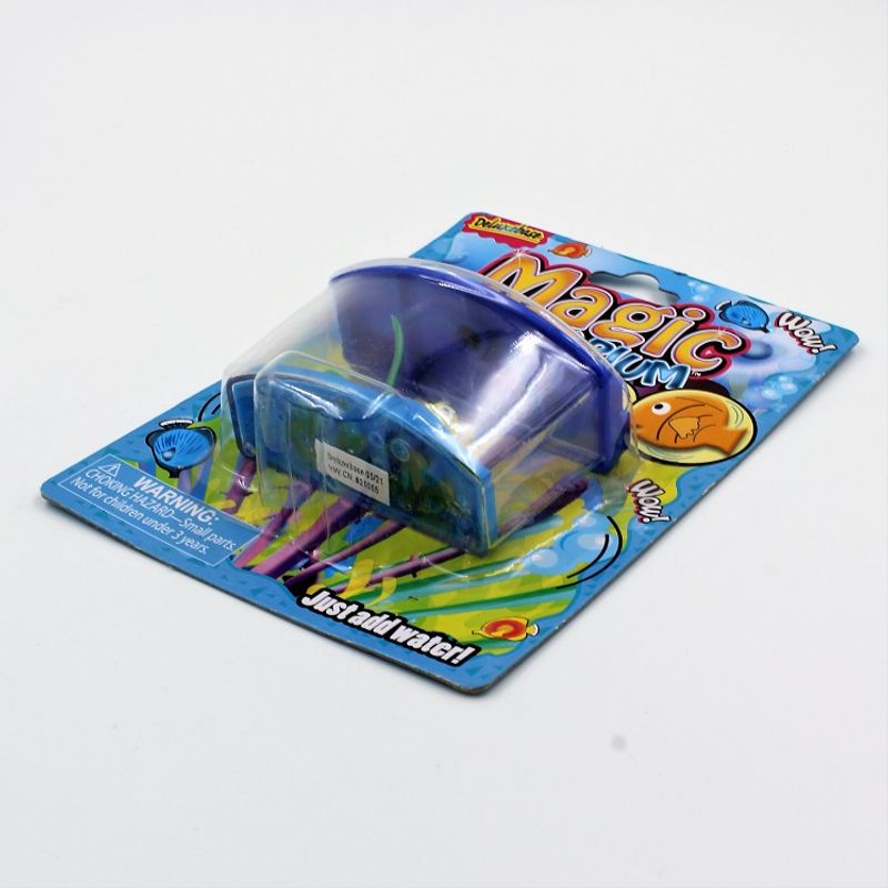 Jucarii, Copii si Bebe - Jucarii si jocuri - Jucarii & jocuri educative - Jocuri si jucarii educative - Mini acvariu Magic Aquarium pestisori exotici - Verde - Infinity.ro