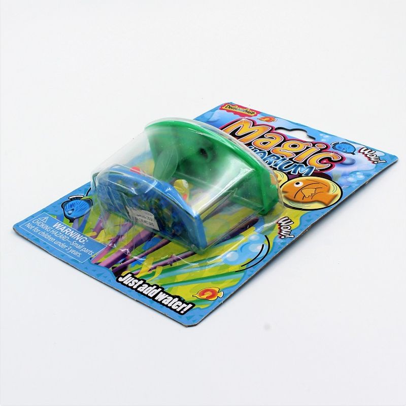 Jucarii, Copii si Bebe - Jucarii si jocuri - Jucarii & jocuri educative - Jocuri si jucarii educative - Mini acvariu Magic Aquarium pestisori exotici - Verde - Infinity.ro
