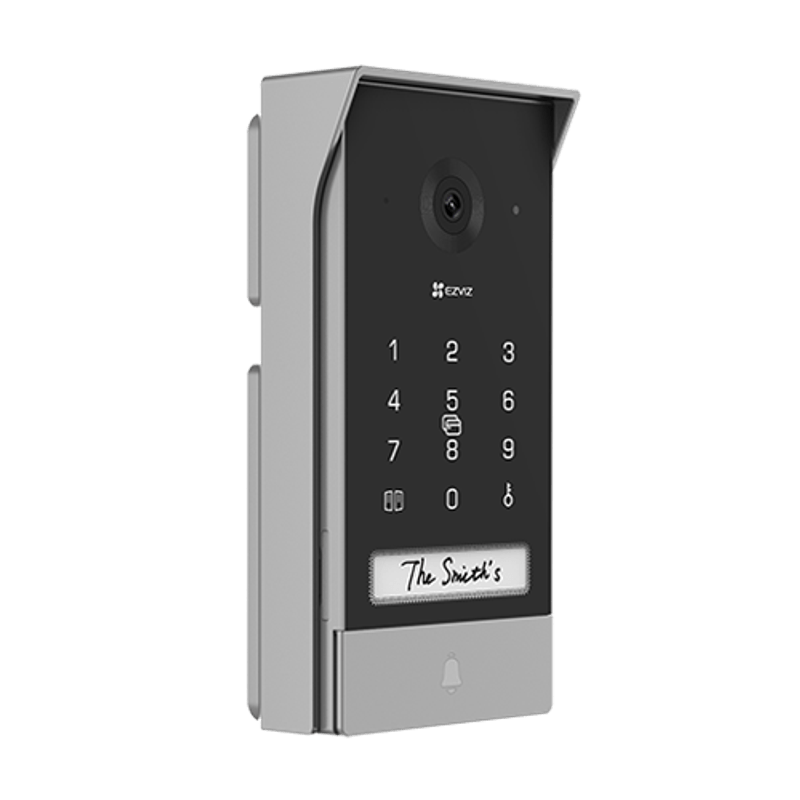 Casa si Gradina - Electrice - Smart Home - Control acces si accesorii - Kit video-interfon, Monitor tactil 7 inch, camera 2K, IR 5m, SDcard, Wi-Fi5, Panou Solar - EZVIZ CS-EP7-3MP-SP - Infinity.ro