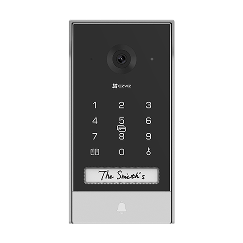 Casa si Gradina - Electrice - Smart Home - Control acces si accesorii - Kit video-interfon, Monitor tactil 7 inch, camera 2K, IR 5m, SDcard, Wi-Fi5, Panou Solar - EZVIZ CS-EP7-3MP-SP - Infinity.ro