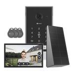 Casa si Gradina - Electrice - Smart Home - Control acces si accesorii - Kit video-interfon, Monitor tactil 7 inch, camera 2K, IR 5m, SDcard, Wi-Fi5, Panou Solar - EZVIZ CS-EP7-3MP-SP - Infinity.ro