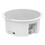 Casa si Gradina - Electrice - Smart Home - Accesorii control acces si supraveghere - Difuzor IP, master, de tavan, 3W, 4GB EMMC, Alarma, PoE - HIKVISION DS-QAZ1203G1-BE - Infinity.ro