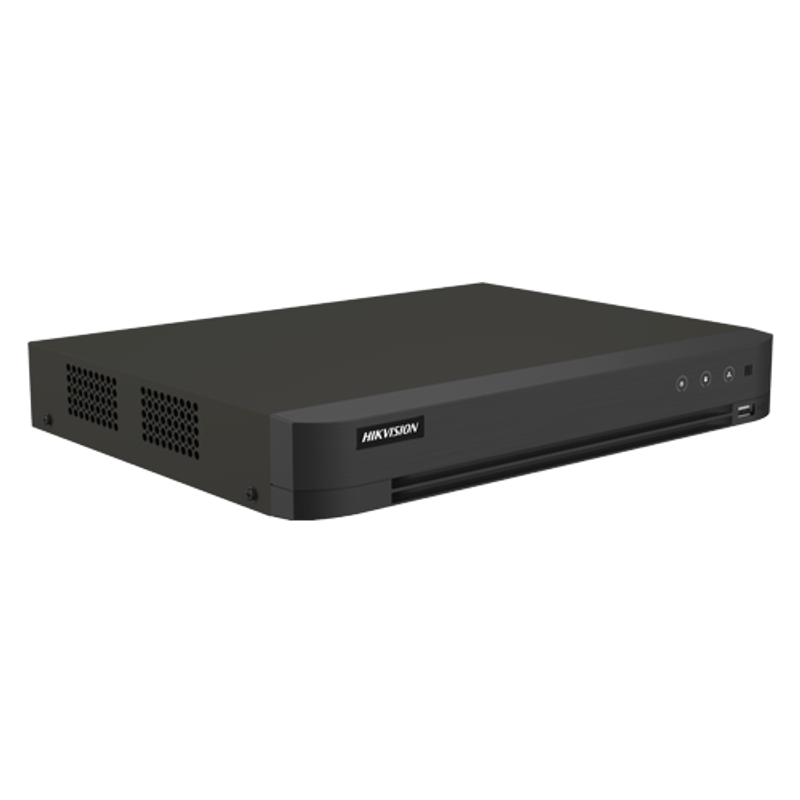 Casa si Gradina - Electrice - Smart Home - Accesorii control acces si supraveghere - DVR AcuSense 16 ch., 3K, 8 ch. IP 6MP, AUDIO 'over coaxial', 1U - HIKVISION iDS-7216HQHI-M1-XT - Infinity.ro