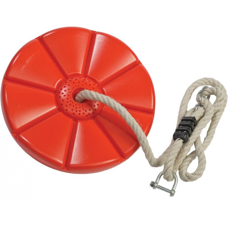 Jucarii, Copii si Bebe - Jucarii si jocuri - Jucarii de exterior - Alte jucarii de exterior - Tiroliana tip para rosie cu Leagan Monkey Rosu pentru tiroliana - Infinity.ro