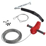 Jucarii, Copii si Bebe - Jucarii si jocuri - Jucarii de exterior - Leagane copii - Tiroliana tip para rosie cu Leagan Monkey Rosu pentru tiroliana - Infinity.ro