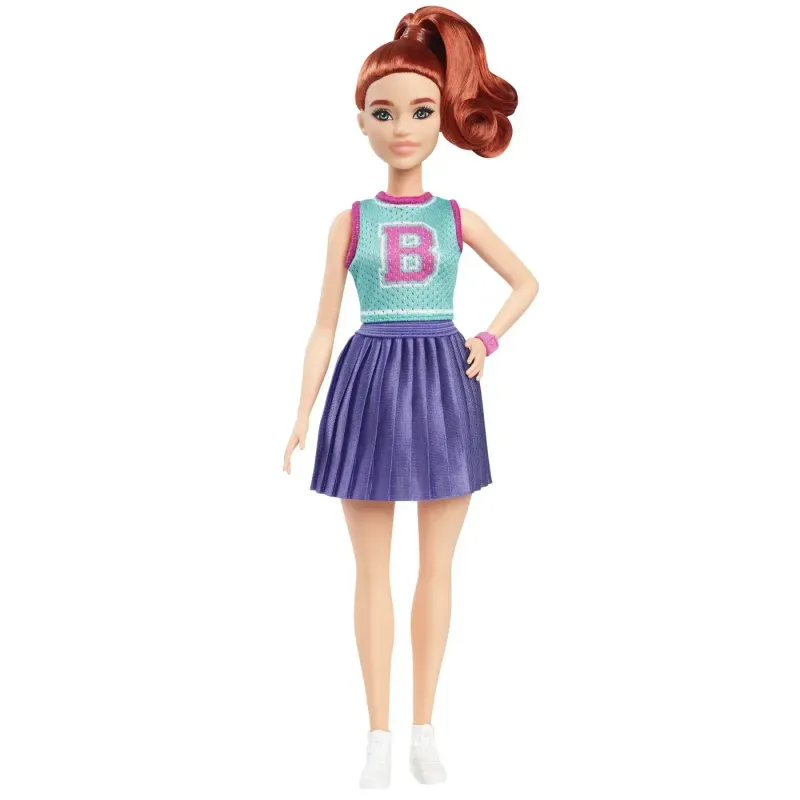 Jucarii, Copii si Bebe - Jucarii si jocuri - Papusi si accesorii - Papusi - Papusa Barbie Roscata Majoreta - Infinity.ro