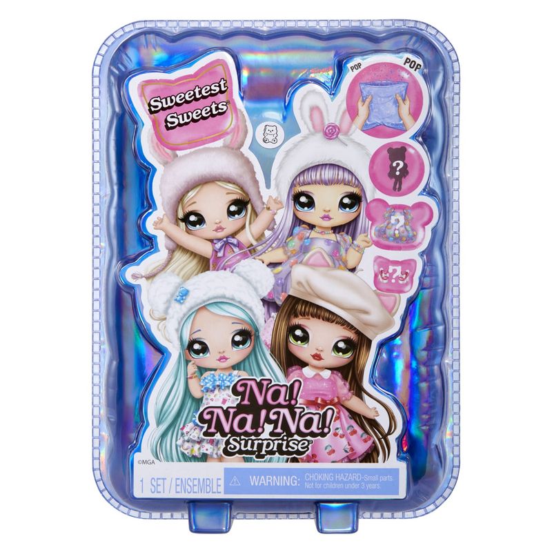 Jucarii, Copii si Bebe - Jucarii si jocuri - Papusi si accesorii - Papusi - Papusa NA! NA! NA! Surprise! Sweetest Sweets Brianna Bear - Infinity.ro